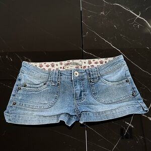Denim Blue Women's Strawberry Shorts